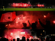 Foto: Barra: La Guardia Albi Roja Sur • Club: Independiente Santa Fe • País: Colombia