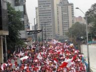 Foto: Barra: La Guardia Albi Roja Sur • Club: Independiente Santa Fe • País: Colombia