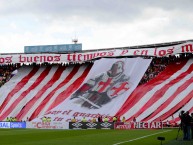 Foto: "En los buenos tiempos y en los malos" Barra: La Guardia Albi Roja Sur • Club: Independiente Santa Fe