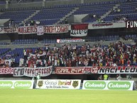 Foto: "LGARS en Pereira" Barra: La Guardia Albi Roja Sur • Club: Independiente Santa Fe