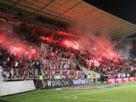 Foto: "LGARS presente en Tunja 28 de Febrero de 2022" Barra: La Guardia Albi Roja Sur • Club: Independiente Santa Fe