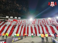 Foto: "Tifo LA 24 TUNAL // Santa Fe VS Unión Magdalena Liga Betplay 2022-1" Barra: La Guardia Albi Roja Sur • Club: Independiente Santa Fe