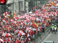 Foto: Barra: La Guardia Albi Roja Sur • Club: Independiente Santa Fe