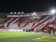 Foto: "Tifo LA AKD... // Santa Fe vs miyoz - Cuadrangulares 2022-2" Barra: La Guardia Albi Roja Sur • Club: Independiente Santa Fe • País: Colombia