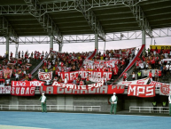 Foto: "LGARS en Pereira 2015" Barra: La Guardia Albi Roja Sur • Club: Independiente Santa Fe • País: Colombia