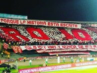 Foto: Barra: La Guardia Albi Roja Sur • Club: Independiente Santa Fe • País: Colombia