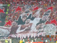 Foto: Barra: La Guardia Albi Roja Sur • Club: Independiente Santa Fe • País: Colombia
