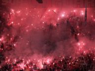 Foto: Barra: La Guardia Albi Roja Sur • Club: Independiente Santa Fe