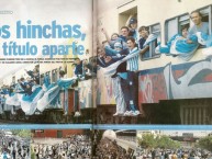 Foto: "Tren rumbo a Quilmes" Barra: La Guardia Imperial • Club: Racing Club • País: Argentina