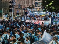 Foto: "Campeón Argentino 2018/2019" Barra: La Guardia Imperial • Club: Racing Club