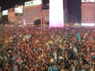 Foto: "Campeón Argentino 2018/2019" Barra: La Guardia Imperial • Club: Racing Club • País: Argentina