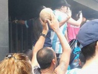 Foto: "Campeón Argentino 2018/2019 - Gabriel Aranda y su Abuelo" Barra: La Guardia Imperial • Club: Racing Club