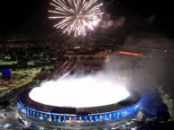 Foto: "El Cilindro  Semifinal de la copa sudamericana vs Corinthians, 31/10/2024" Barra: La Guardia Imperial • Club: Racing Club • País: Argentina