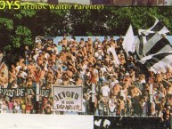 Foto: "en adrogue, contra Brown. año 2002" Barra: La Peste Blanca &bull; Club: All Boys