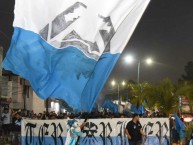 Foto: "Caravana de La Terrorizer, Cuartos de final ida, Jaiba Brava vs Celaya, Liga de Expansión Clausura 2025" Barra: La Terrorizer • Club: Tampico Madero • País: México