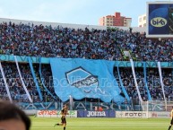 Foto: "Telón Bolívar Tv en el clásico vs. The Strongay" Barra: La Vieja Escuela • Club: Bolívar • País: Bolívia