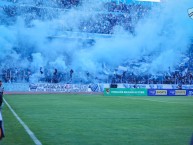 Foto: "Recibimiento celeste en el clásico boliviano 228 (23.07.2023)" Barra: La Vieja Escuela • Club: Bolívar • País: Bolívia