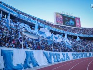 Foto: "L.V.E. en el clásico" Barra: La Vieja Escuela • Club: Bolívar • País: Bolívia