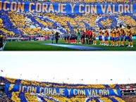 Foto: "CON CORAJE Y CON VALOR" Barra: Libres y Lokos • Club: Tigres • País: México
