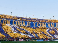 Foto: "'Con coraje y con valor' Clásico Regio 140" Barra: Libres y Lokos • Club: Tigres • País: México