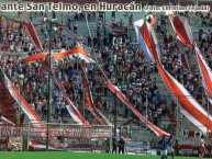 Foto: "en huracan, contra san telmo, año 2007" Barra: Los Borrachos de Morón &bull; Club: Deportivo Morón