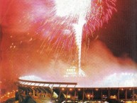 Foto: "Campeón de la Supercopa, festejos en el Monumental de Nunñes, 1997" Barra: Los Borrachos del Tablón • Club: River Plate