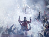 Foto: "04/05/2016 - Copa Libertadores" Barra: Los Borrachos del Tablón • Club: River Plate • País: Argentina