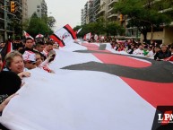 Foto: "LA BANDERA MAS GRANDE DEL MUNDO.. RIVER PLATE" Barra: Los Borrachos del Tablón • Club: River Plate • País: Argentina