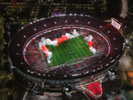 Foto: "Monumental de Núñez, Buenos Aires, Argentina" Barra: Los Borrachos del Tablón &bull; Club: River Plate &bull; País: Argentina