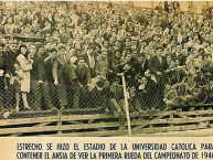 Foto: Barra: Los Cruzados • Club: Universidad Católica