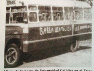 Foto: Barra: Los Cruzados • Club: Universidad Católica • País: Chile