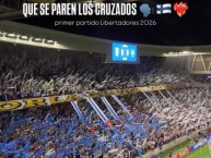 Foto: "vs Boca Juniors por copa Libertadores" Barra: Los Cruzados &bull; Club: Universidad Católica &bull; País: Chile