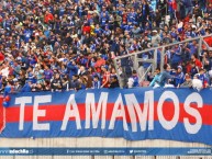 Foto: "Te amamos" Barra: Los de Abajo • Club: Universidad de Chile - La U