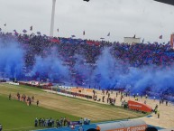 Foto: "Recibimiento 29 de out de 2017 por el Clásico Universitario" Barra: Los de Abajo • Club: Universidad de Chile - La U • País: Chile