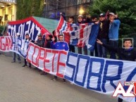 Foto: "Anti universidad católica" Barra: Los de Abajo • Club: Universidad de Chile - La U