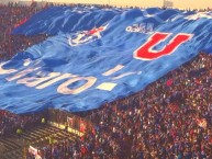 Foto: "Telón" Barra: Los de Abajo • Club: Universidad de Chile - La U • País: Chile