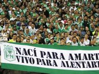 Foto: Barra: Los del Sur • Club: Atlético Nacional • País: Colombia