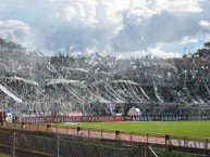 Foto: "Recibimiento" Barra: Los del Sur • Club: Atlético Nacional