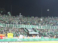 Foto: "Por los parceros que ya no estan" Barra: Los del Sur • Club: Atlético Nacional