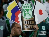 Foto: "27/07/2016 Campeón Copa Libertadores" Barra: Los del Sur • Club: Atlético Nacional