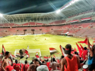 Foto: "Copa Sudamericana" Barra: Los Demonios Rojos • Club: Caracas • País: Venezuela