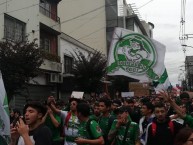 Foto: "Los hinchas de Temuco participando de las protestas contra el gobierno" Barra: Los Devotos • Club: Deportes Temuco • País: Chile