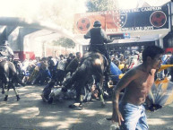 Foto: "Los guerreros vs la polifira en el chiquero" Barra: Los Guerreros &bull; Club: Rosario Central &bull; País: Argentina