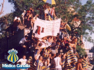 Foto: "Mistica canalla" Barra: Los Guerreros &bull; Club: Rosario Central &bull; País: Argentina