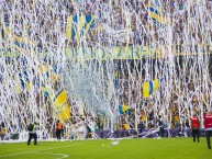 Foto: "Recibimiento" Barra: Los Guerreros • Club: Rosario Central • País: Argentina