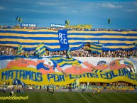 Foto: "Matamos por estos colores" Barra: Los Guerreros • Club: Rosario Central • País: Argentina