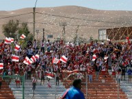 Foto: "Estadio el Cobre de El Salvador, a 1200 km. de distancia de Curicó, el día que Curicó Unido selló su regreso a Primera División" Barra: Los Marginales • Club: Curicó Unido • País: Chile