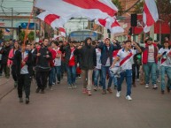 Foto: "Por las calles de la ciudad, rumbo al estadio" Barra: Los Marginales • Club: Curicó Unido • País: Chile