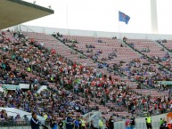 Foto: "En el Estadio Nacional vs U. de Chile, 2018" Barra: Los Marginales • Club: Curicó Unido • País: Chile