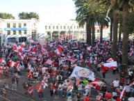 Foto: "Plaza de armas de Curicó, tras obtener título de Primera B y ascenso a Primera División 2017" Barra: Los Marginales • Club: Curicó Unido • País: Chile